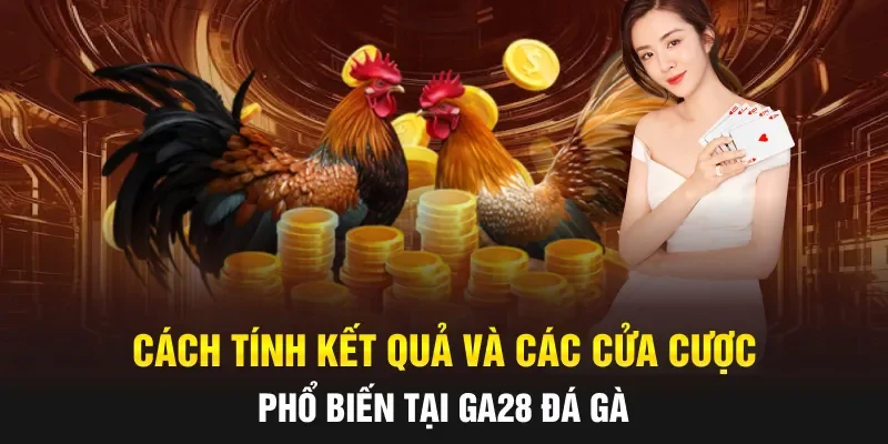 Cách tính kết quả và các cửa cược phổ biến tại GA28 Đá gà